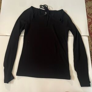 Halter neck long sleeve